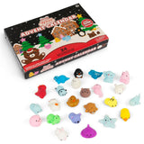 Scrunchems Squishy Buddies Christmas Advent Calendar, 24 Squishy Characters Advent Calendar - Tophatter Daily Deals