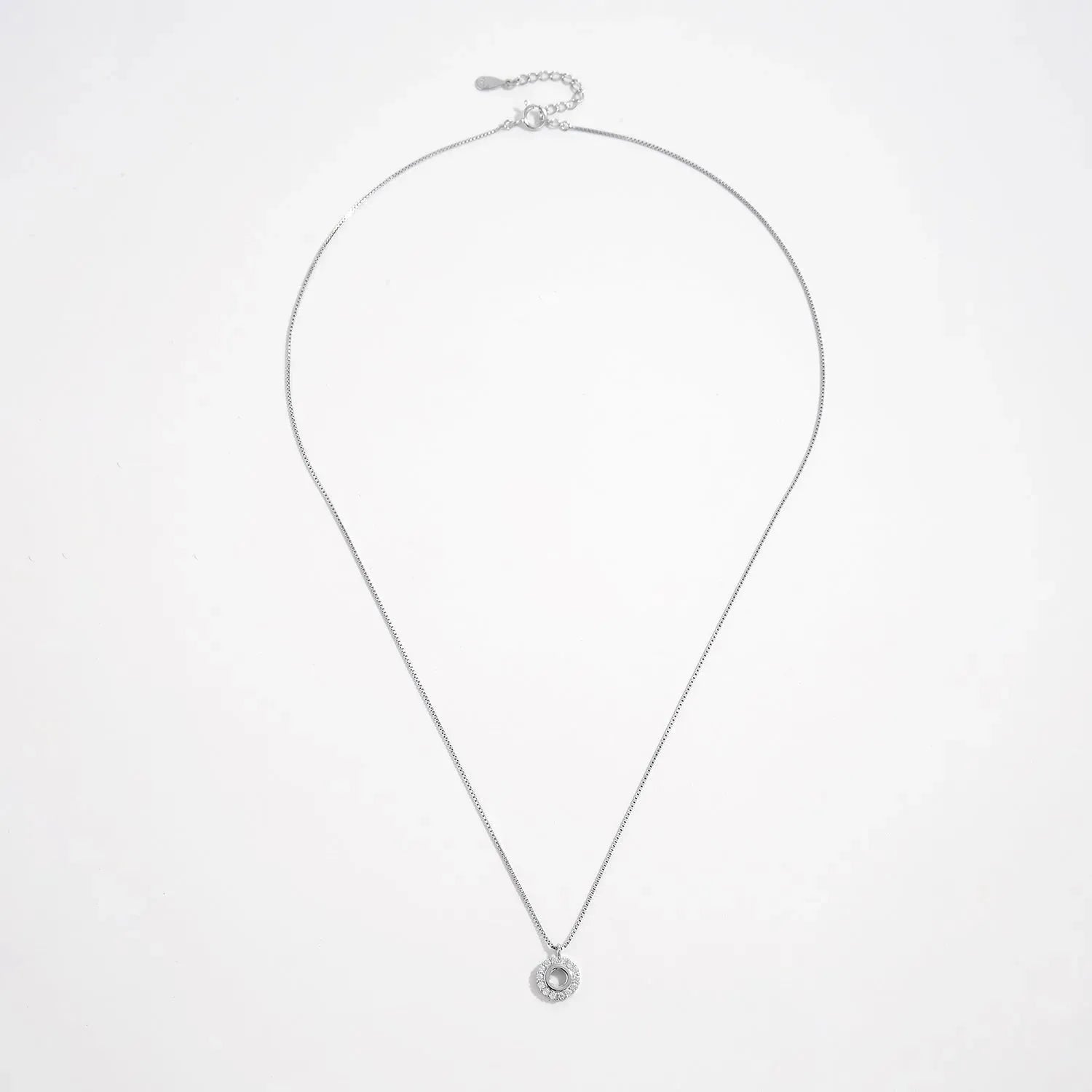 925 Sterling Silver Zircon Pendant Necklace Necklaces - Tophatter Daily Deals