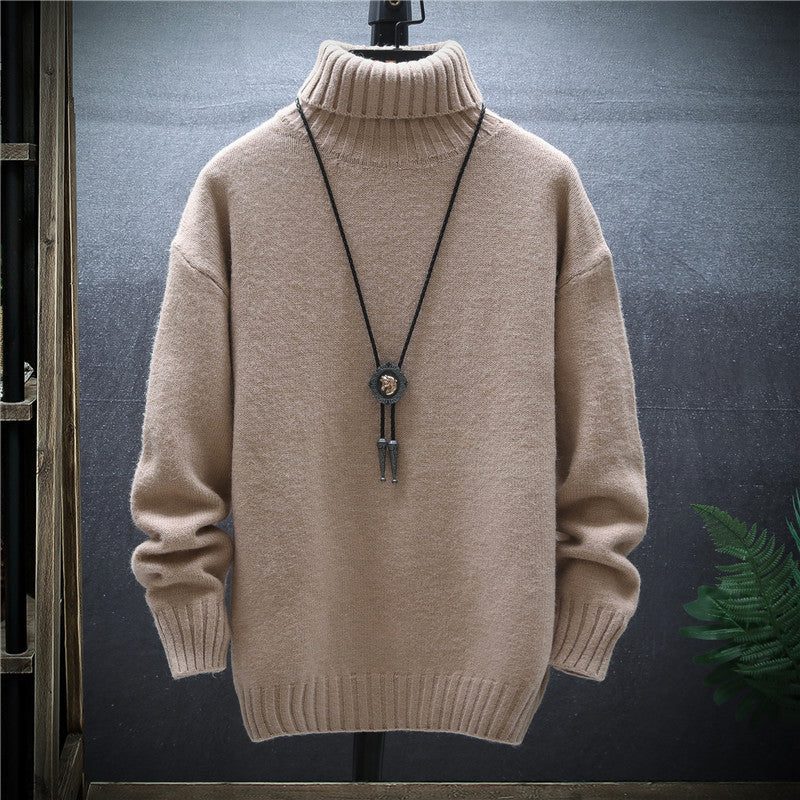 Warm Youth Turtleneck Sweater - Relaxed Fit, Wool Blend Beige 3D Changing Face Moving Picture Frame - Tophatter Daily Deals