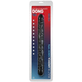 Double Header 18 Inch Veined Dong Black – Large Double-Ended Dong > Dildos > Double Dildos - Tophatter Daily Deals