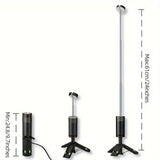 Folding Table with LED Camping Light Camping & Hiking - Tophatter Daily Deals