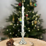 Nostalgic Christmas Tree Advent Candle | Festive Numbered Countdown Candle 23cm Advent Candle - Tophatter Daily Deals