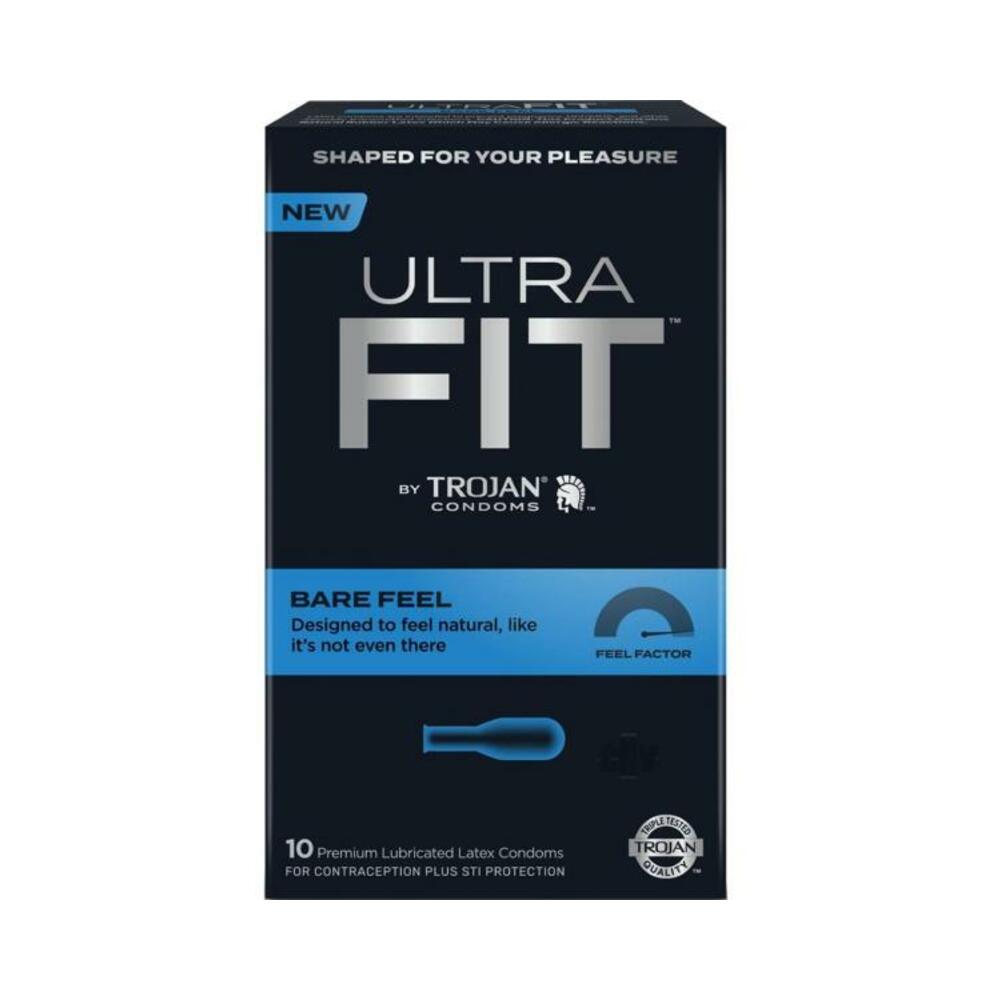 Trojan Ultrafit Bare Feel 10 Ct. - Tophatter Daily Deals