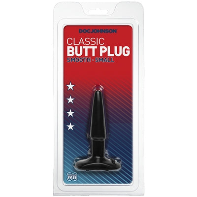 Classic Smooth Butt Plug Small Black > Anal Range > Butt Plugs - Tophatter Daily Deals