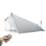 15 Silicon Coated Ultra-lightweight Canopy Portable Multifunctional Tent Canopy 15D grey 0 - Tophatter Daily Deals