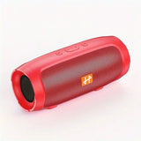 Portable Wireless Speaker with 5.1 Channel Stereo Sound, USB-C Rechargeable Red Speakers - Tophatter Daily Deals