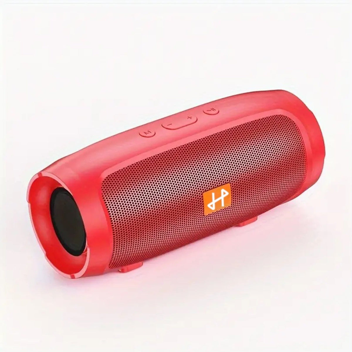 Portable Wireless Speaker with 5.1 Channel Stereo Sound, USB-C Rechargeable Red Speakers - Tophatter Daily Deals