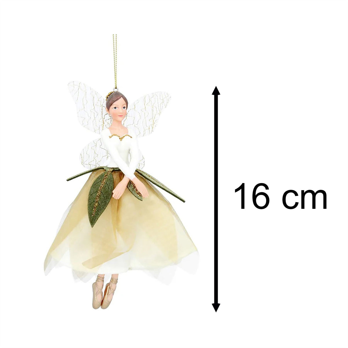 Flower Fairy Christmas Bauble | Woodland Fairy Christmas Tree Ornament - 16cm Baubles - Tophatter Daily Deals