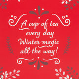 Tea Advent Calendar Herbal & Black Tea Bag Christmas Advent Calendar for Adults Advent Calendar - Tophatter Daily Deals