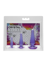 Crystal Jellies by Doc Johnson - Anal Initiation Kit - Purple Sex Toy - Tophatter Daily Deals