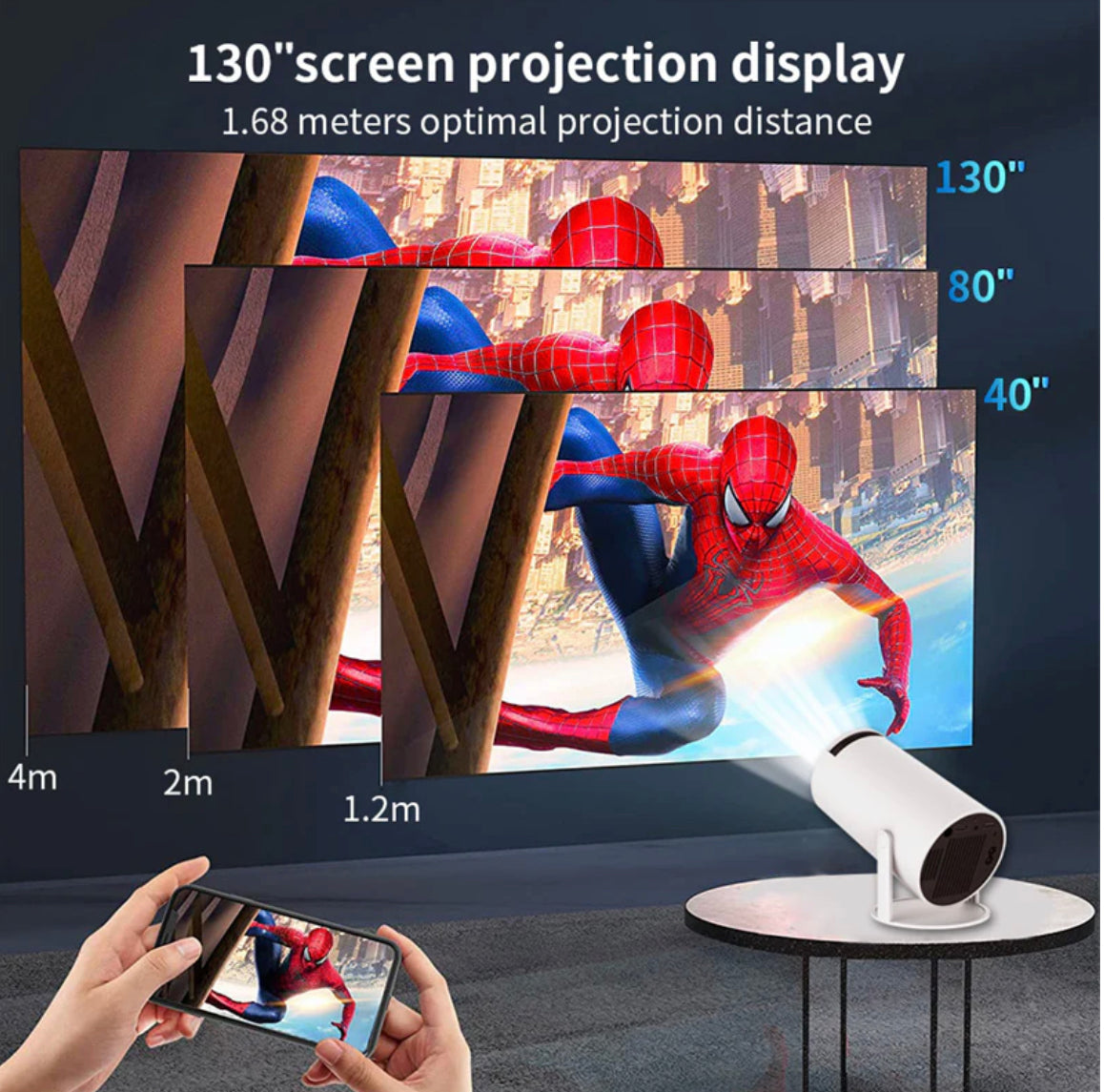 Home Projector - Tophatter Daily Deals
