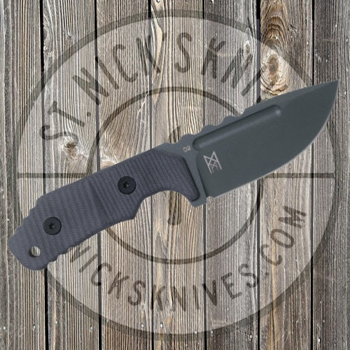 Boker Plus Little Dvalin Fixed Blade Knife 3.15" D2 Black Drop Point, Black G10 Handles, Black Kydex Sheath - 02BO033 Knives - Tophatter Daily Deals