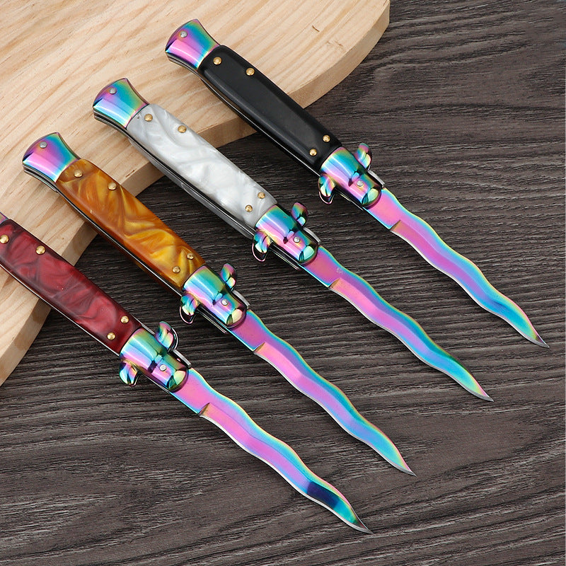 AKC Mafia Stiletto Pocket Knife - Tophatter Daily Deals