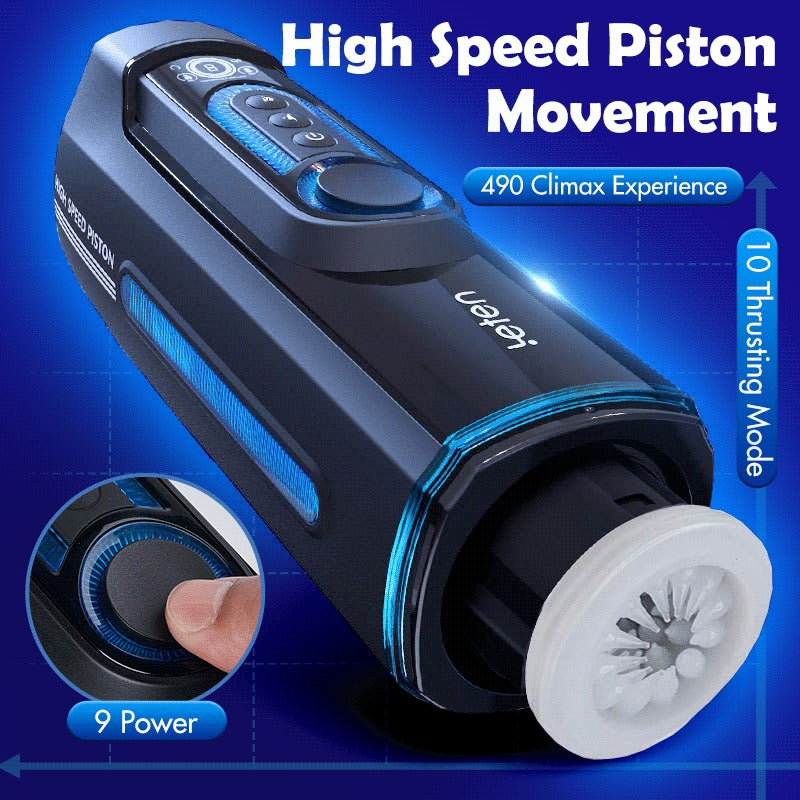 Acmejoy - Leten X9 IV Upgraded Piston Thrust Combination Heated Male Stroker with free Lubricant Masturbation Cup - Tophatter Daily Deals