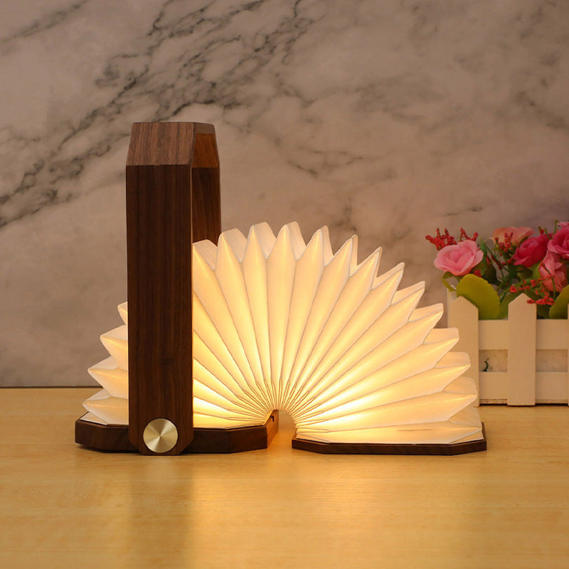 Creative Wooden Hand Lamp 0 - Tophatter Daily Deals