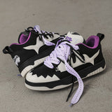 Black And White Contrast Color Skateboard Casual Shoes 0 - Tophatter Daily Deals