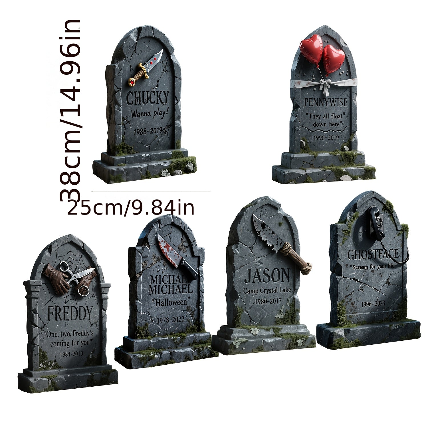 Halloween Tombstone Yard Signs Decor (6pcs) Halloween - Tophatter Daily Deals