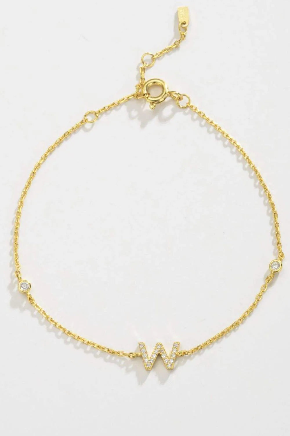 V To Z Zircon 925 Sterling Silver Bracelet Bracelets - Tophatter Daily Deals