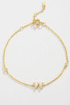 V To Z Zircon 925 Sterling Silver Bracelet Bracelets - Tophatter Daily Deals