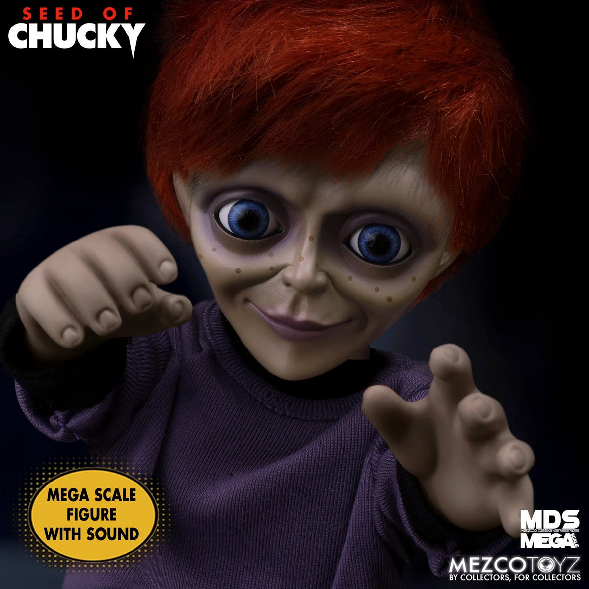 Seed of Chucky – Glen MDS Mega Scale Figure with Sound Collectible Figure - Tophatter Daily Deals