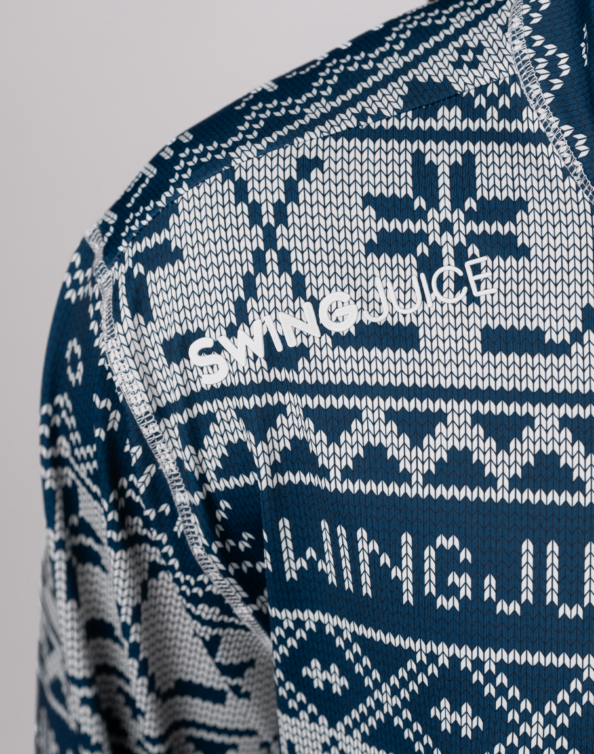 SwingJuice Hockey Puck Yeah Fairisle Men's Quarter Zip Half Zip & Quarter Zip - Tophatter Daily Deals