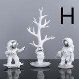 Astronaut Spaceman Decoration TV Cabinet Wine Cabinet Book H Silver 0 - Tophatter Daily Deals