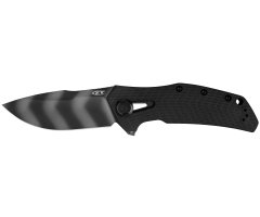Zero Tolerance 0308BLKTS - Black G10 & Titanium Handle - Tiger Striped CPM-20CV Knives - Tophatter Daily Deals