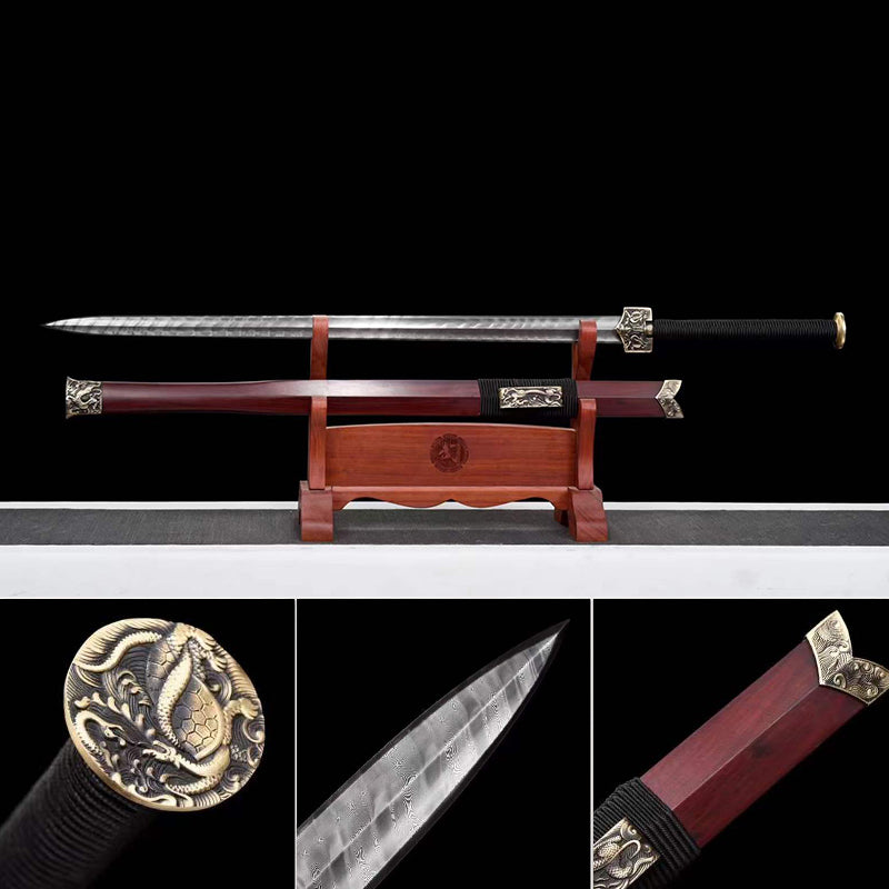 Tile-patterned Celestial Beast Han Sword - Tophatter Daily Deals