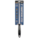 ACCUSHARP SHARPENING STEEL 9" - RUBBER GRIP - Tophatter's Army Deals KNIVES - Tophatter Daily Deals