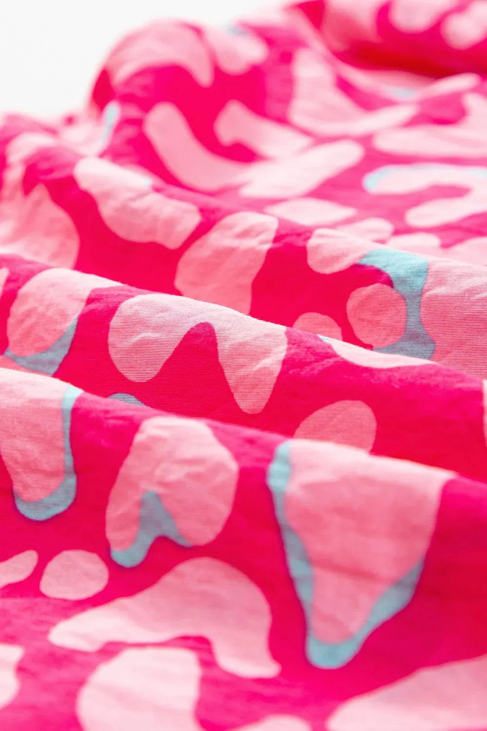 Ruffled Printed Wide Strap Dress Casual Dresses - Tophatter Daily Deals