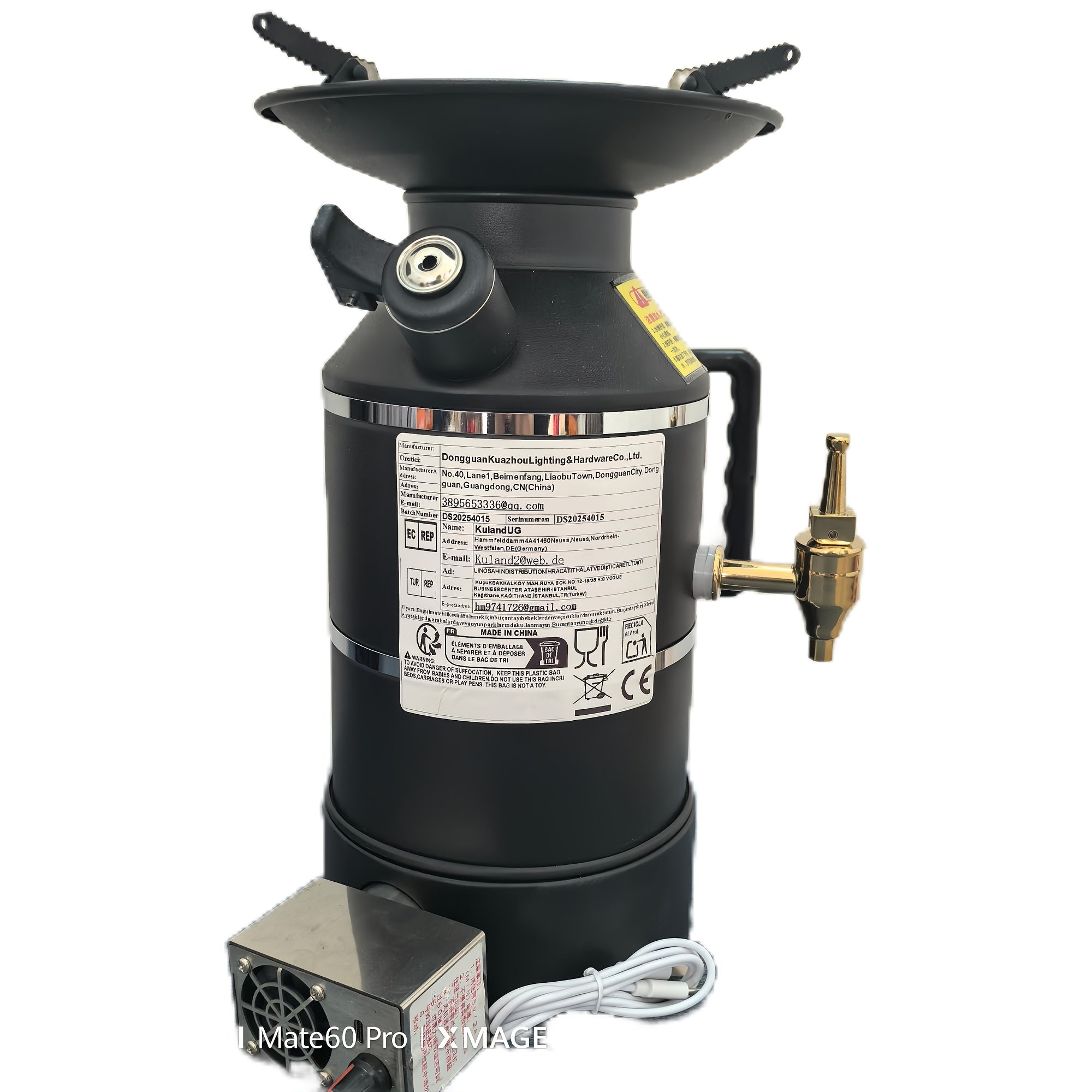 Outdoor Fire Pit Stove with Kettle Fireplaces - Tophatter Daily Deals