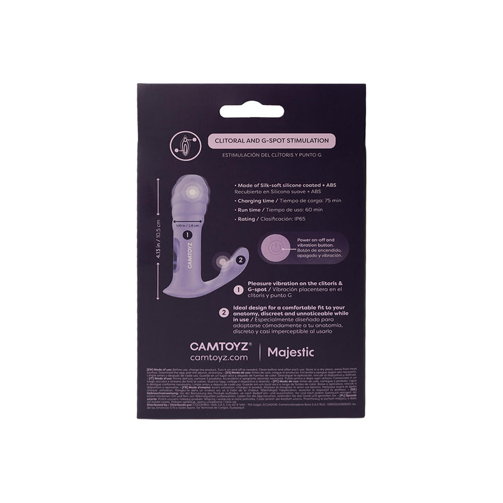 Camtoyz Juven Majestic – Rechargeable Silicone Vibrator with 10 Modes > Vibrators > Ladies > Clitoral Vibrators and Stimulators - Tophatter Daily Deals