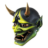 Resin Demon Mask Full Face Horned Cosplay Halloween 2025 3D Changing Face Moving Picture Frame - Tophatter Daily Deals