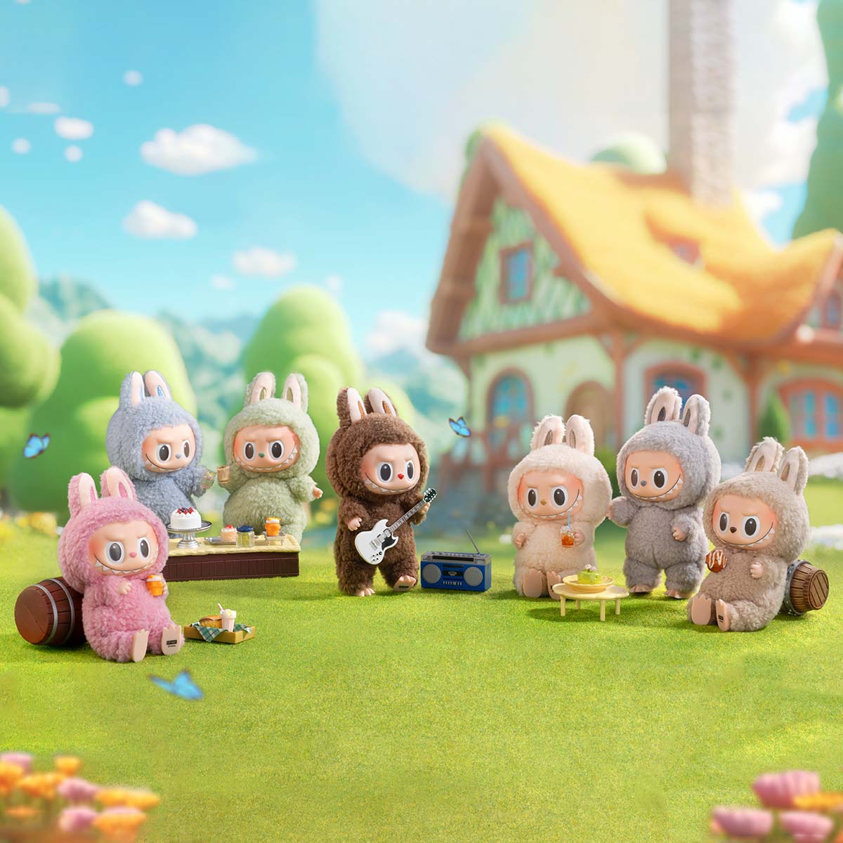 Genuine Pop Mart The Monsters Labubu Exciting Macaron Vinyl Face Plush Mythical - Tophatter Daily Deals