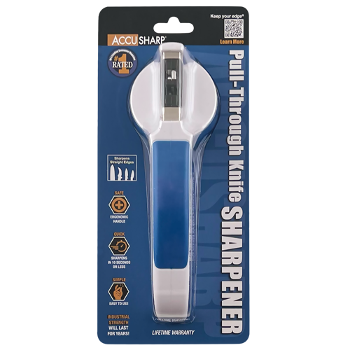 ACCUSHARP PULL THROUGH - KNIFE SHARPENER - Tophatter's Army Deals KNIVES - Tophatter Daily Deals