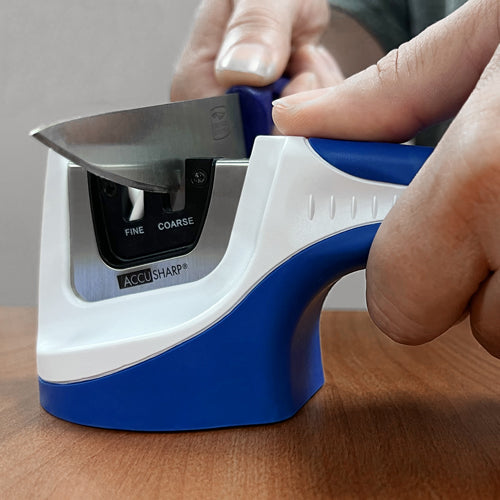 ACCUSHARP PULL THROUGH - KNIFE SHARPENER - Tophatter's Army Deals KNIVES - Tophatter Daily Deals