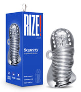 Rize Squeezy (Clear) – Textured Male Masturbator Sleeve > Sex Toys For Men > Masturbators > Manual - Tophatter Daily Deals