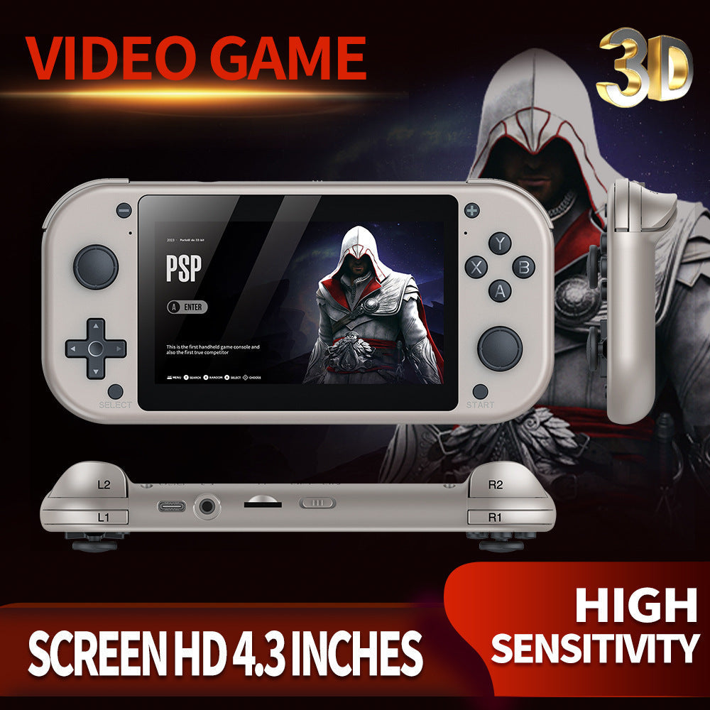 3D Home 4K HD M17 Handheld Game Machine TV Game Machine Box 0 - Tophatter Daily Deals