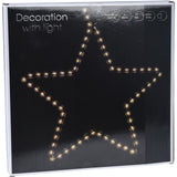 Medium Silhouette LED Christmas Star | 77 LED Star Light Window Decoration - 28cm LED Light - Tophatter Daily Deals