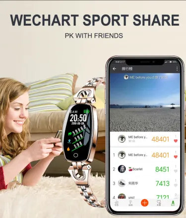 Smart Fitness Bracelet Waterproof Jewelry Fall 2025 HR BP - Tophatter Daily Deals