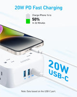 Anker 341 USB Power Strip Batteries & Power Accessories - Tophatter Daily Deals