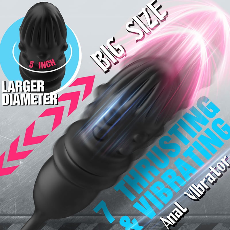 Acmejoy – Thrusting & Vibrating Glans Trainer for Intense Penis and Anal Stimulation Anal Toys - Tophatter Daily Deals