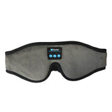3D Eye Mask Bluetooth Sleep Comfortable Music Bluetooth Headset Gray 0 - Tophatter Daily Deals