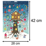 Christmas Advent Calendar Christmas Treehouse | Traditional Door Advent Calendar Advent Calendar - Tophatter Daily Deals