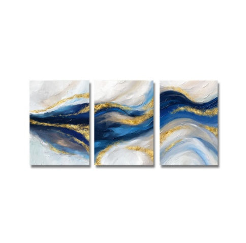 Abstract Canvas Painting Contemporary Art Poster Modern Home Living Room Decor 4color 0 - Tophatter Daily Deals