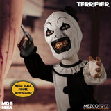 Terrifier Art The Clown 15" Mezco Designer Series Mega Scale with Sound Collectible Figure - Tophatter Daily Deals