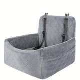 Portable Dog Car Seat with Safety Strap Pet Carriers & Crates - Tophatter Daily Deals