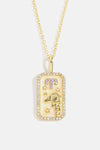Rhinestone Constellation Pendant Copper Necklace Aries One Size Necklaces - Tophatter Daily Deals