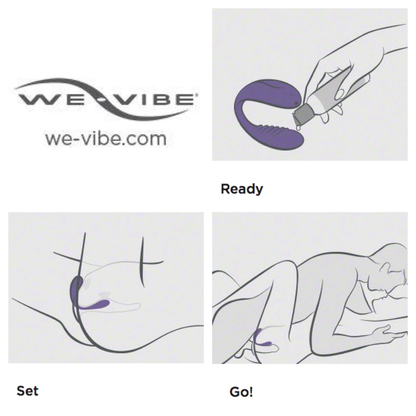 We-Vibe Chorus Couples Vibrator in Pink Couples Vibrator - Tophatter Daily Deals
