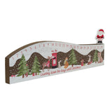 Children's Winter Wonderland Wooden Christmas Advent Calendar Block - 38cm Advent Calendar - Tophatter Daily Deals
